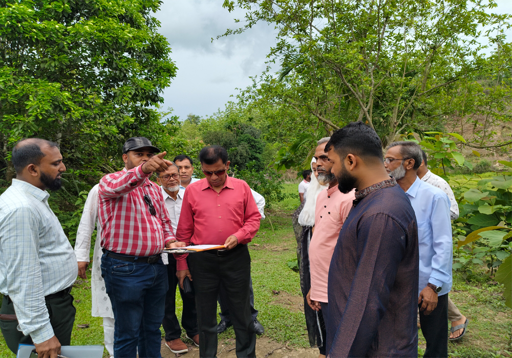 আলীকদম কলেজের পাঠদান অনুমোদনের উজ্জ্বল সম্ভাবনা, সন্তোষ প্রকাশ কলেজ পরিদর্শকের