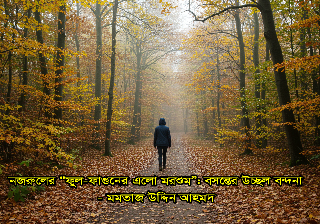 নজরুলের ‘ফুল-ফাগুনের এলো মরশুম’: বসন্তের উচ্ছল বন্দনা