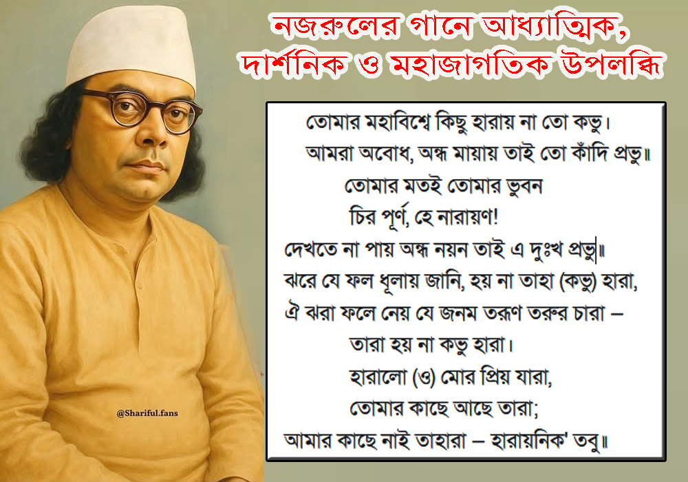 ‘তোমার মহাবিশ্বে কিছু হারায় না তো কভু’: নজরুলের গানে আধ্যাত্মিক, দার্শনিক ও মহাজাগতিক উপলব্ধি