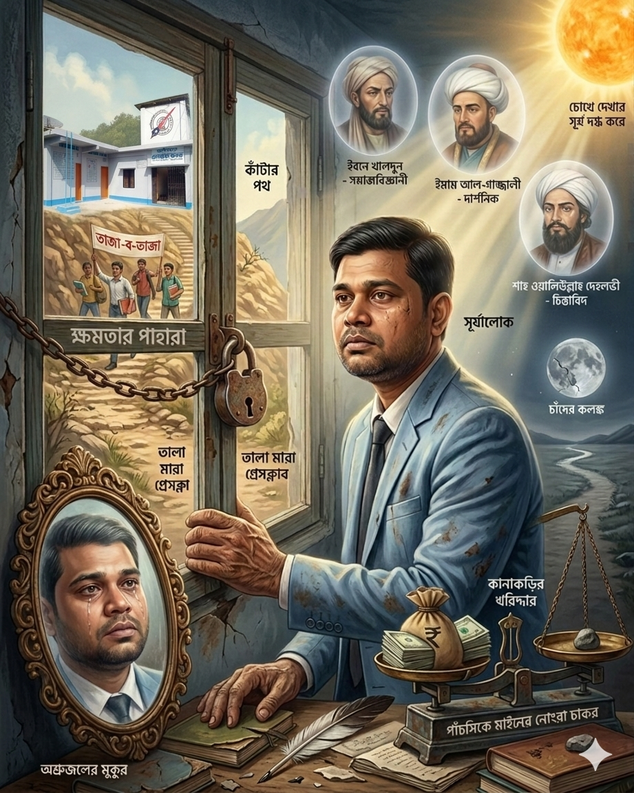 অশ্রুজলের আয়নায় এক আদর্শ জনপদের স্বপ্ন