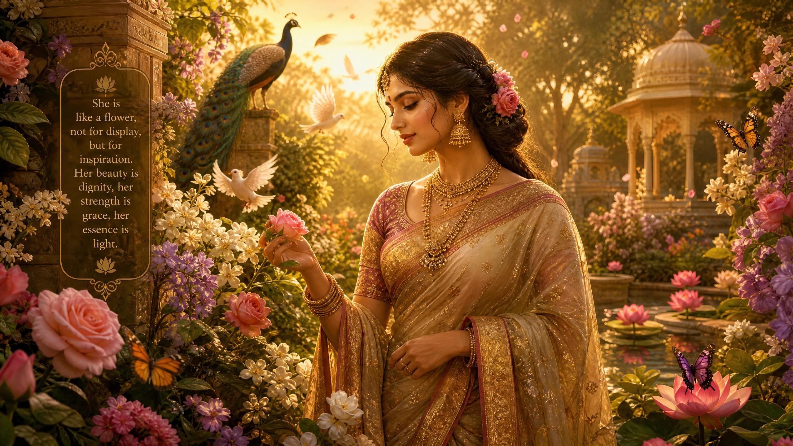 ফুল এবং নারী: সৌন্দর্য ও সম্মান